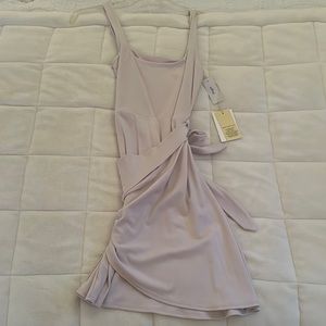 ARITZIA NWT SATURN MINI DRESS LIGHT PINK